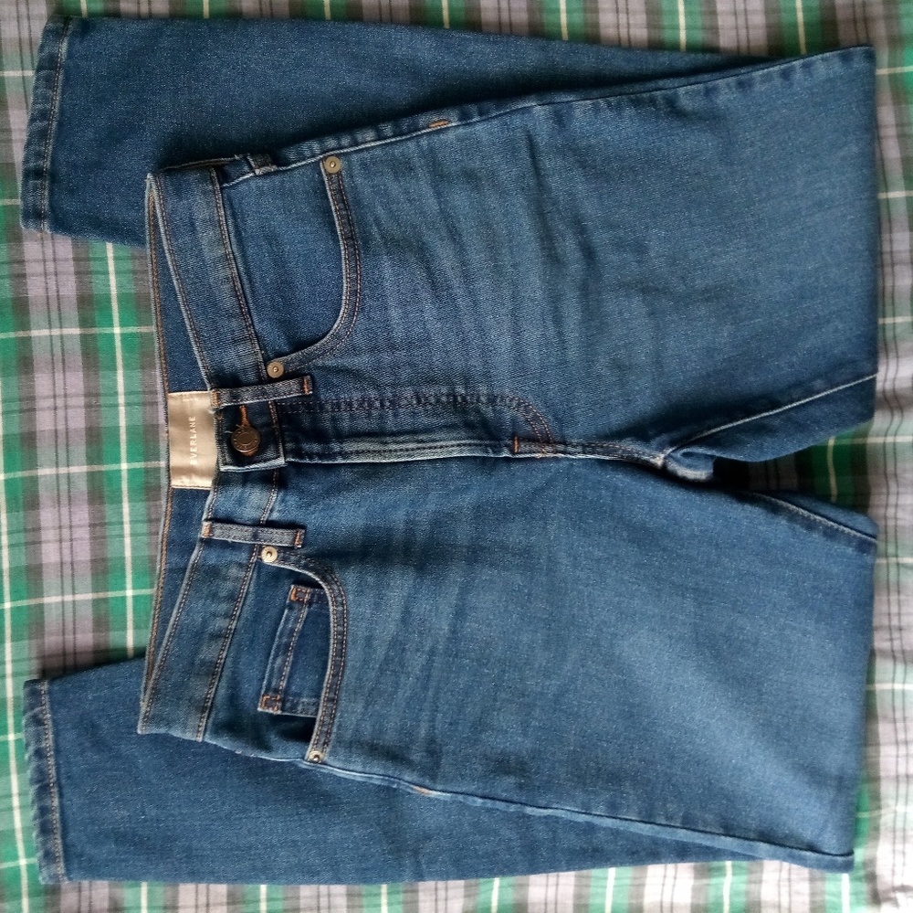 Everlane authentic stretch high rise skinny jeans